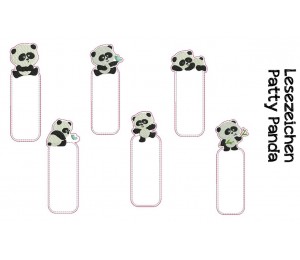 ITH Stickserie - Lesezeichen Patty Panda